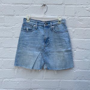 Madewell A-line Denim Skirt